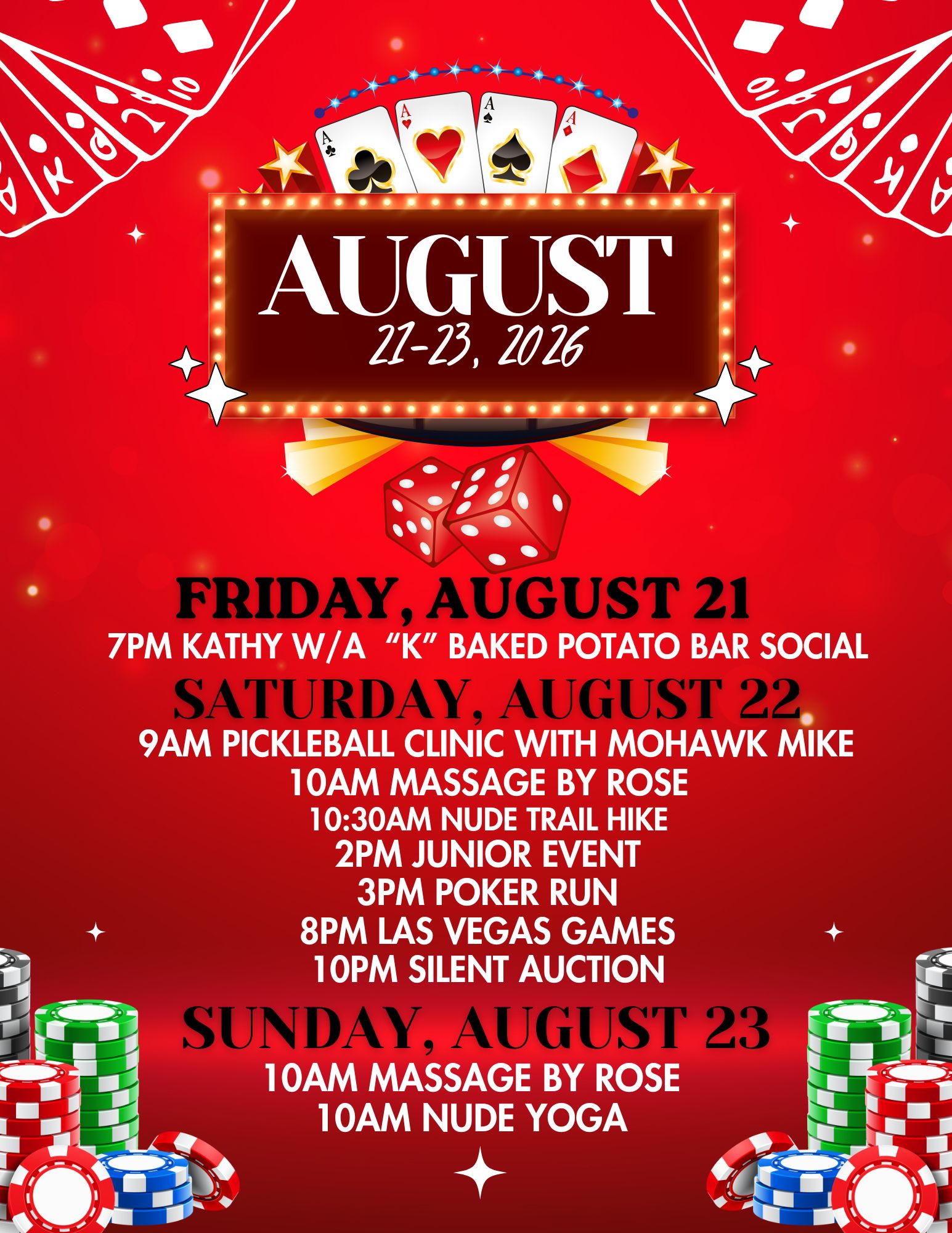 14AUGUST 21-23 2026