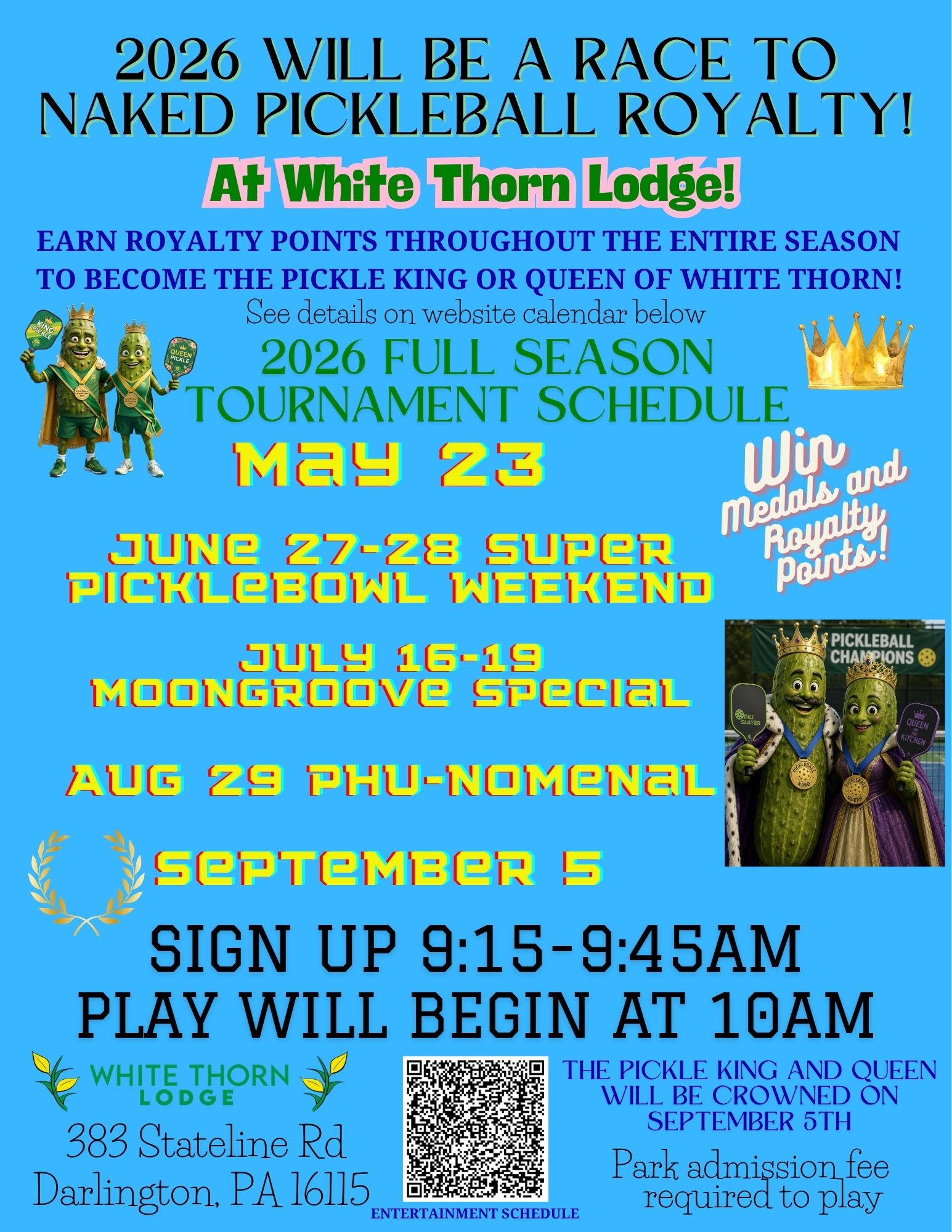 Pickleball season 2026 WTL